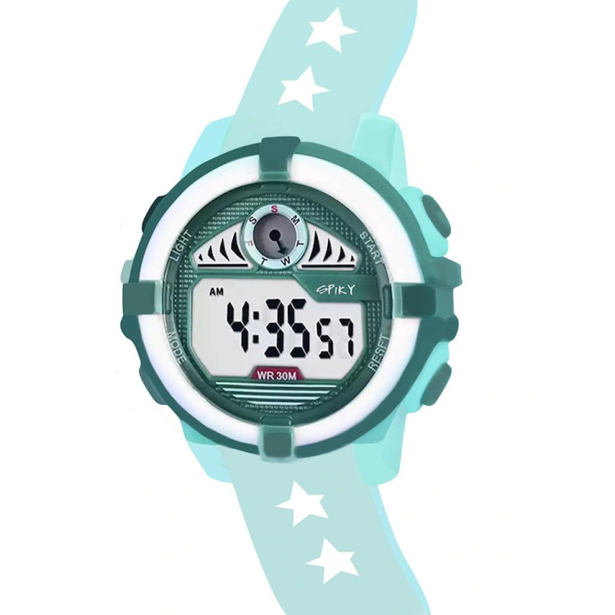 Kids Green Straps Digital Automatic Watch