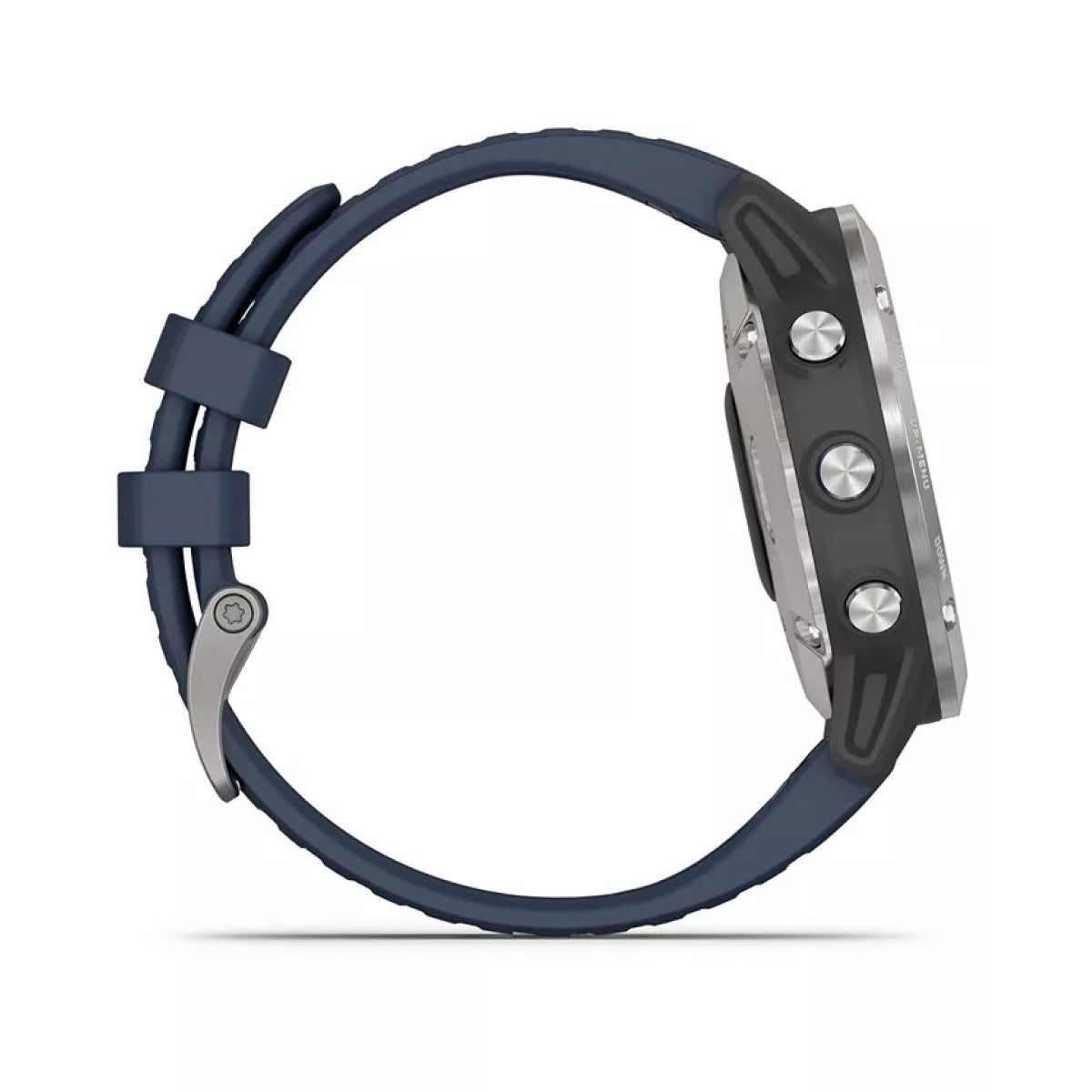 Blue Silicone Strap Smart Watch