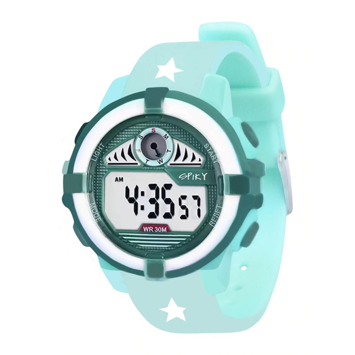 Kids Green Straps Digital Automatic Watch
