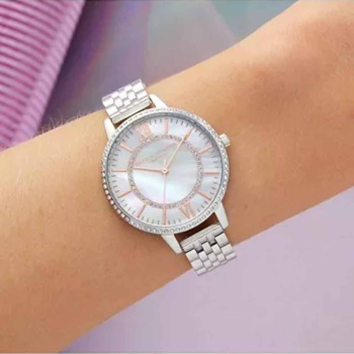 Women Stainless Steel Bracelet Watch