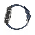 Blue Silicone Strap Smart Watch