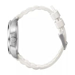 White Rubber Strap Watch