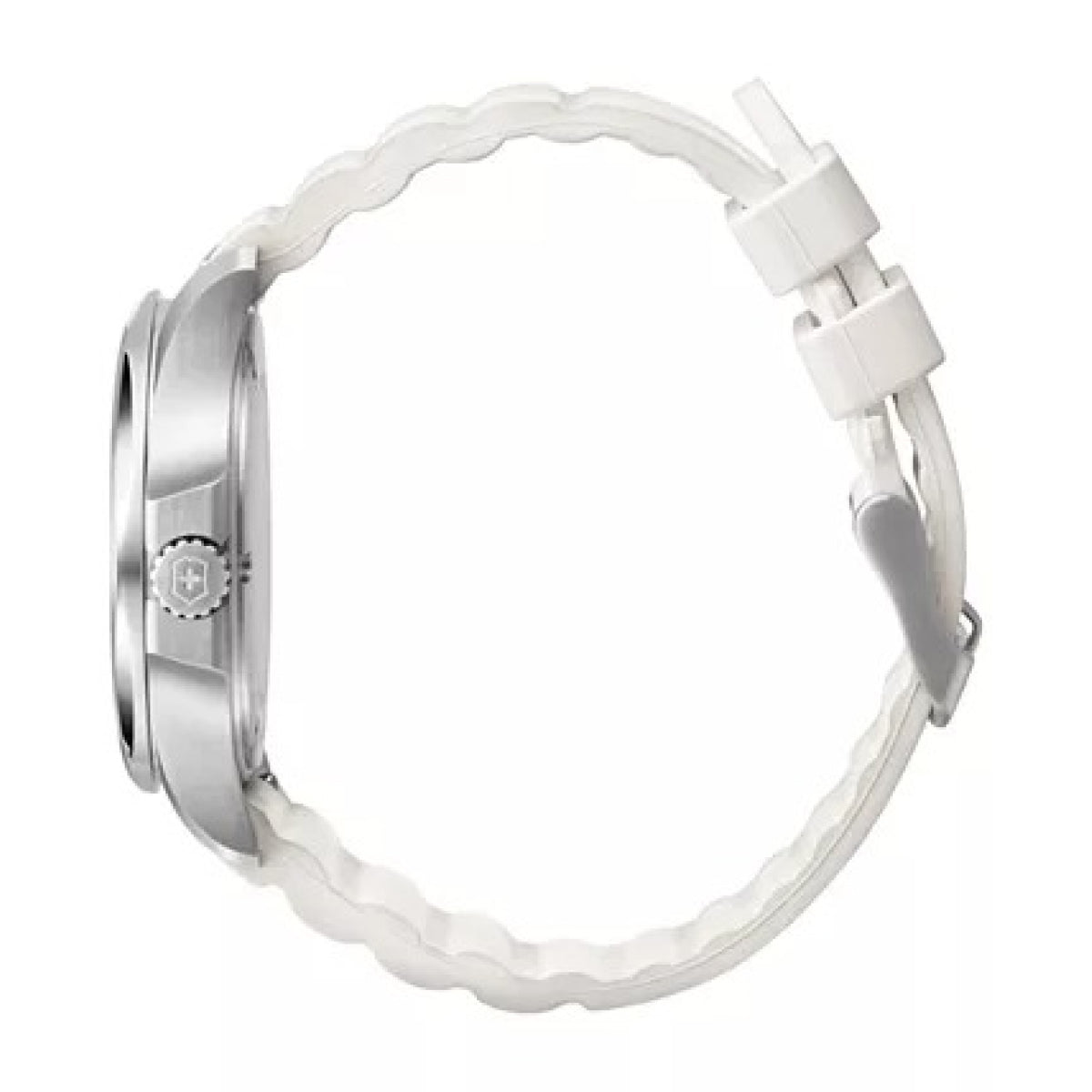 White Rubber Strap Watch