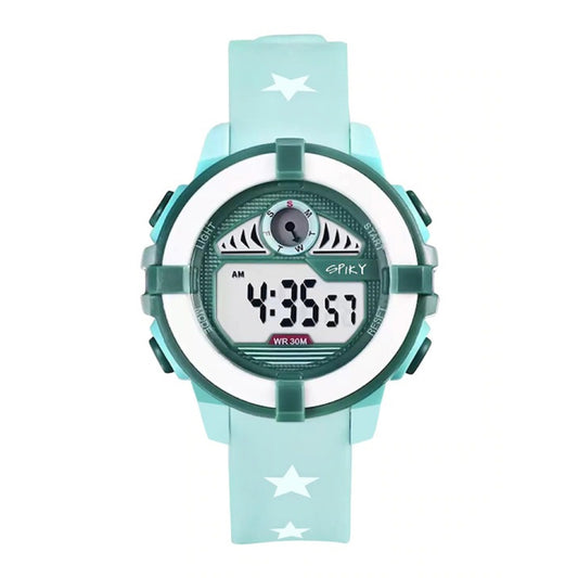 Kids Green Straps Digital Automatic Watch