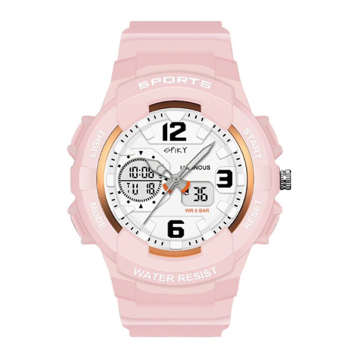 Pink Straps Analogue Automatic Watch