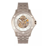 Dantes Automatic White Steel Watch