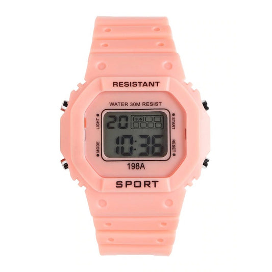 Kids Orange Multi Function Watch