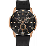 Men's Chronograph Black Strap Watch