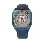 Asher Automatic Black Leather Watch